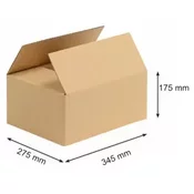 TRANSPORTNA KARTONSKA ŠKATLA TRISLOJNA 345x275x175mm