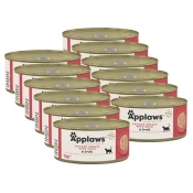 Applaws Konzerva za macke s pilecim prsima i patkom u juhi 12 x 156 g