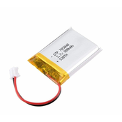 YUNIQUE GREEN-CLEAN Litijeva baterija 3,7V 800mAh model 703040 | S zaščitnim vezjem | Polnilna, združljiva z Bluetooth slušalkami in TWS naglavnimi slušalkami, visoka trpežnost