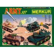Merkur Army Set, 674 delov, 40 modelov