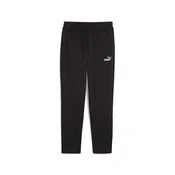 Mens Puma Essentials No. 1 Logo Sweatpants, Black, Size XS, Puma