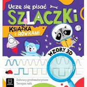 shumee Učim se pisati vzorce. Knjiga z utori. 3D vzorci.