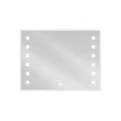 Mexen Ner osvetljeno kopalniško ogledalo 80 x 60 cm, LED 6000K, proti pari - 9809-080-060-611-00