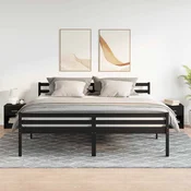 vidaXL Nočne omarice 2 kosa s predalom črne 39x28x41 cm