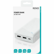 Powerbank DELTACO PB-A1002, 20000mAh