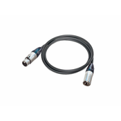 Canare DMX203 kabel 3pin XLR (M)/XLR (F) 5m
