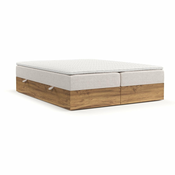 Bež/v naravni barvi boxspring postelja s prostorom za shranjevanje 160x200 cm Faro – Maison de Reve