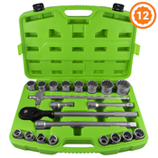 Komplet 12-kotnih nasadnih ključev 3/4 19 - 50 mm