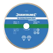 Silverline Diamantni rezalni disk 200 × 25.4 × 2.4 mm srebrna črta