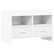 Vidaxl TV omarica 71,5 x 33 x 47 cm Bela Inženirski les