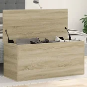 shumee vidaXL Skrinja, hrast sonoma, 100x42x46 cm, material na osnovi lesa