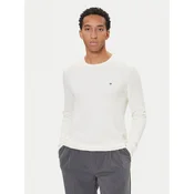 Tommy Hilfiger Pulover Essential MW0MW36347 Écru Regular Fit