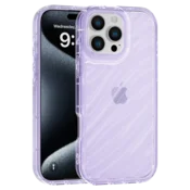 Aurora Wave maska za iPhone 16 Pro - ljubičasta