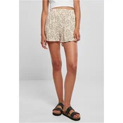 AOP Viscose Resort Womens Soft-Seagrass Flower Shorts