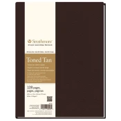 Tonirani papir Artbook Strathmore Tan mehka vezava | 21.6 x 27.9 cm