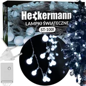 shumee Božične lučke Heckermann ST-100I 50x žarnica 15m kul kroglice