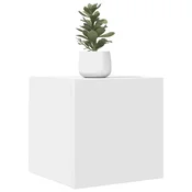 Greatstore Stenske TV omarice 4 kosi bele 30,5x30x30 cm