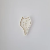 KREATIVNI SLATKIŠI Modla za kolace i ukrase Ðurdevak, 10 cm, Bela
