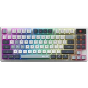 MSI gaming tipkovnica FORGE GK600 TKL Sky/ brezžična