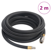 Vidaxl vidaXL Hibridna zračna cev črna 0,6, 2 m guma in PVC