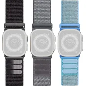shumee 3x pašček za Apple Watch Ultra 8 7 6 SE 5 4 3 2 Sport nastavljiv