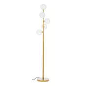 Stoječa svetilka v zlati barvi s steklenim senčilom (višina 156,5 cm) Balls – Bizzotto