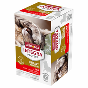 Animonda Integra Protect Adult Urinary struvitni kamni pladnji 6 x 100 g - S teletino
