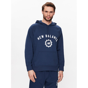 New Balance Jopa Dukserica Sport Seasonal French Terry MT31901 Mornarsko modra Relaxed Fit