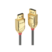 Lindy 36292 DisplayPort kabel 2 m Zlatno