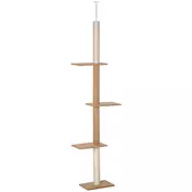 Homestar Mačje drevo nastavljiva višina do stropa 43x27x228-260 cm kaki