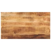 Stolna ploca 110x70x2,5 cm pravokutna masivno grubo drvo manga