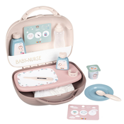 Prebaľovacie potreby v kufríku Vanity Natur DAmour Baby Nurse Smoby pre bábiku s 13 doplnkami SM220367