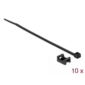 Delock crni set nasadnih kljuceva s kabelskom blokadom 15 x 10 mm (V 200 x Š 3,6 mm)