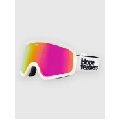 Horsefeathers Huck White white mirror pink