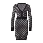 Guess Pletena obleka W6BK23 Z1422 Črna Slim Fit