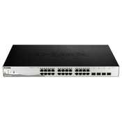 D-Link LAN Switch DGS-1210-28MP/E 10/100/1000 24PoEport/4SFP Smart