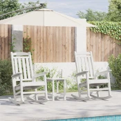Ljuljacka 3 pcs Bijelo Polietilen