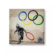 Slika na platnu KVADRAT Street ART – Banksy (moderne slike na)