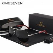 KINGSEVEN Muške naocare za sunce N725 crno-crvene
