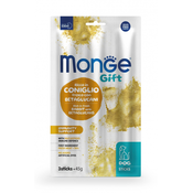 MONGE Poslastice za pse sa ukusom zecetine Gift Immunity Support Dog Rabbit With Betaglucans, 3x45g