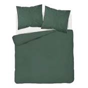 Detexpol Satenasta posteljnina 160x200 gladka s premium črtami zelena