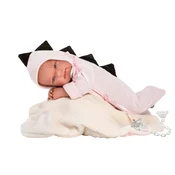 Llorens M843-20 obleka za dojenčico lutko NEW BORN velikost 43-44 cm