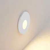 Molto Luce LED vgradna svetilka Wall 68R RD, bela, aluminij, CCT - Hodnik - Sodobni