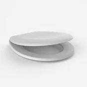 56 036 86 0000: WC deska SANIT 1501 (racionalizacijska), Duroplast, kovinski tečaji, pergamon