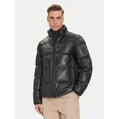JOOP! Usnjena jakna 17 Loman 80000852 Črna Regular Fit