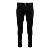 Only & Sons Kavbojke Warp  črn denim