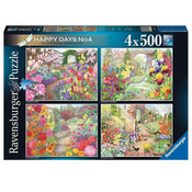 Ravensburger Puzzle Beautiful Gardens 4x500 kosov