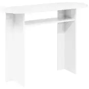 Konzolna stolica Bijela 100 x 39,5 x 75 cm Konstruirano drvo
