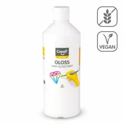 Sijajna polivinilna barva Creall Gloss 500 ml - bela