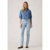 Levis for woman. 18883-0395 Jeans 724 High Rise Straight blue (24/30), Casual, Cotton, Denim